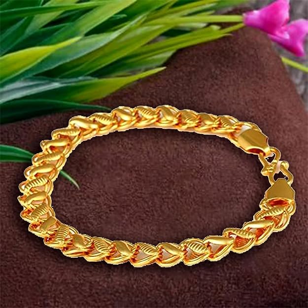 Premium Stainless Steel Gold Bracelet for Men