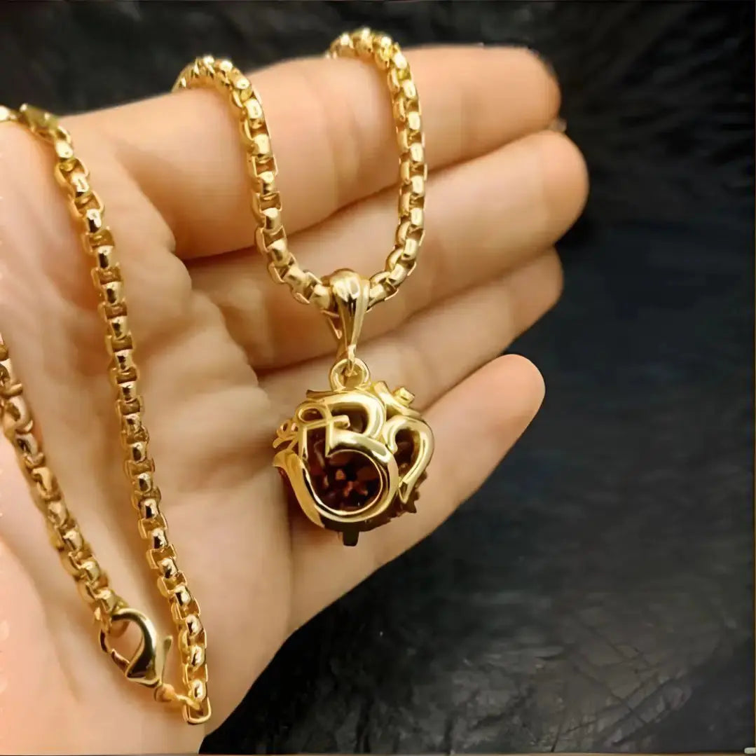 Rudraksha Spiritual Healing Pendant with Chain