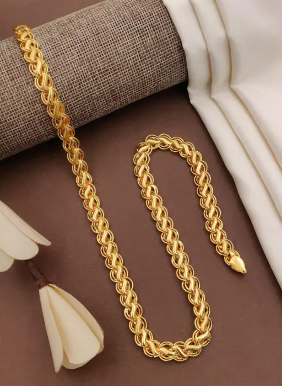Gold Plated Rope Chain