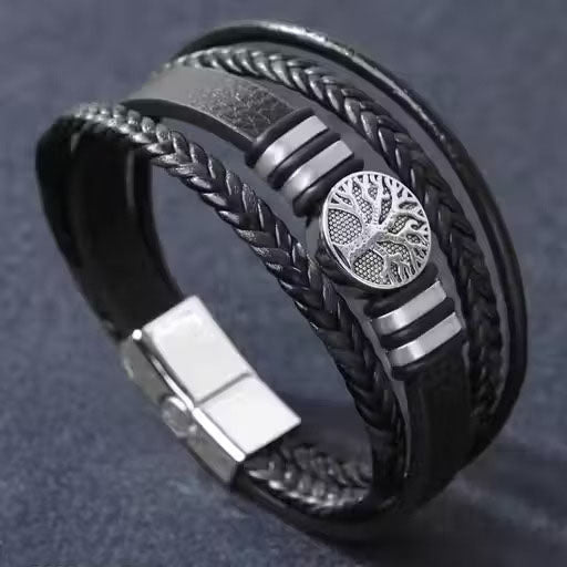 Men’s Leather Strap Bracelet