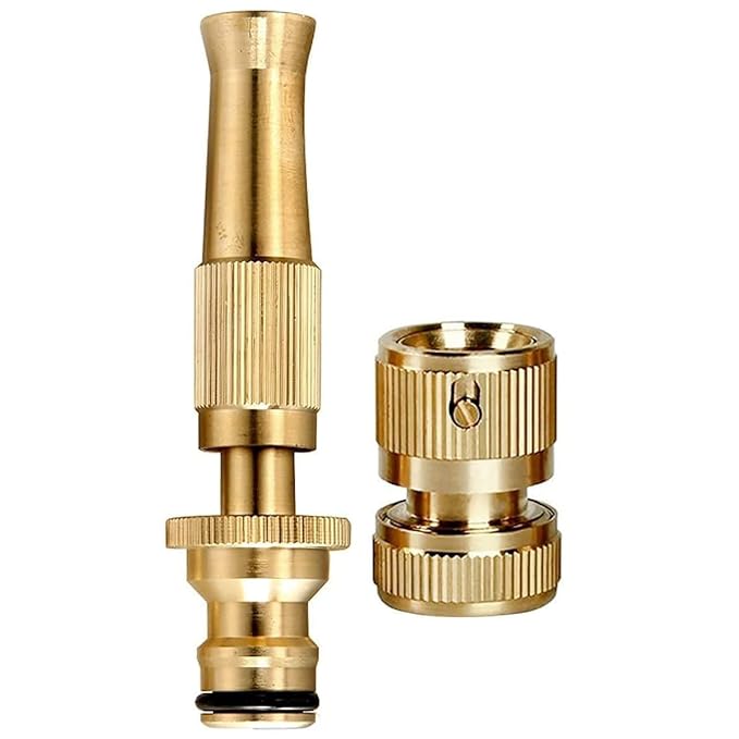 Heavy-Duty Brass Nozzle Water Spray for Gardening & Car Washing